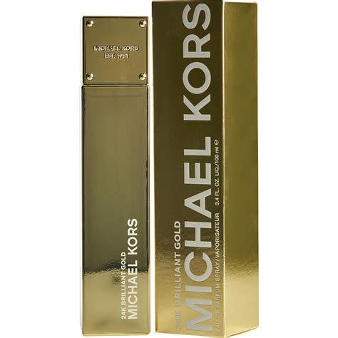 michael kors 24k brilliant gold eau de parfum 3.4 oz|Michael Kors perfume 24 karat.